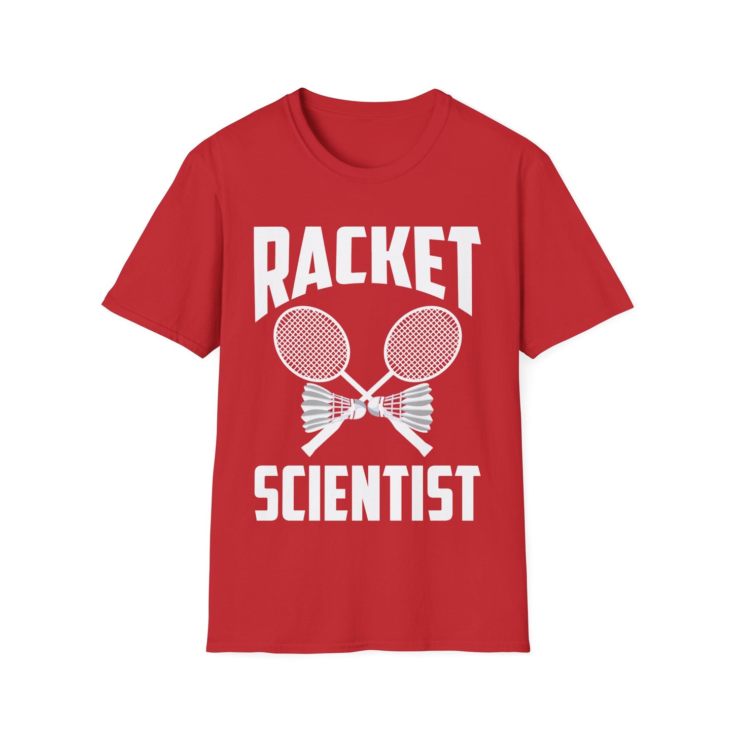 Funny Badminton Player Shirt Racket Scientist Badminton Gift T-Shirt for Men Women