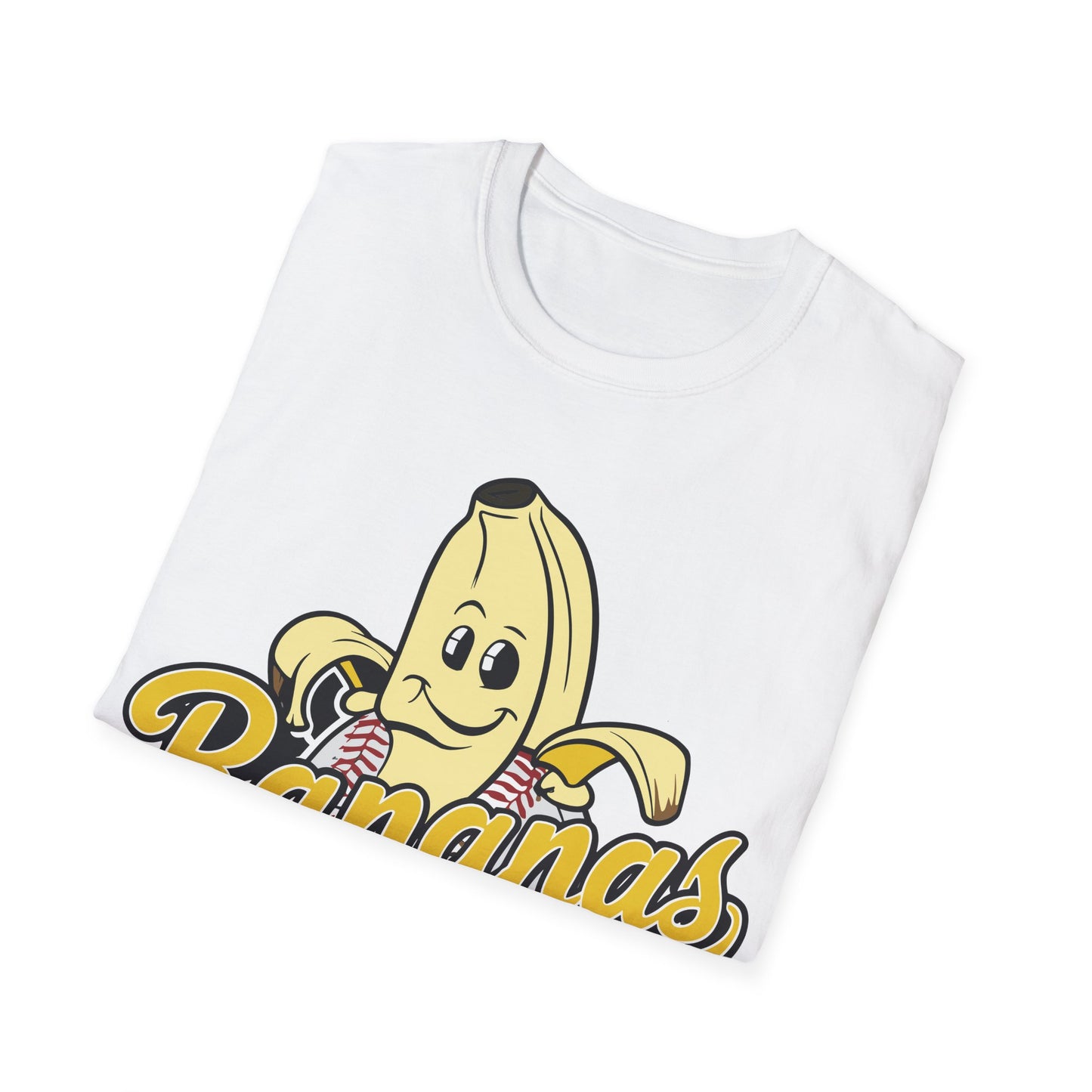 Funny Let's Go Bananas Baseball T-Shirt For Baseball Lovers Men Women T-Shirt