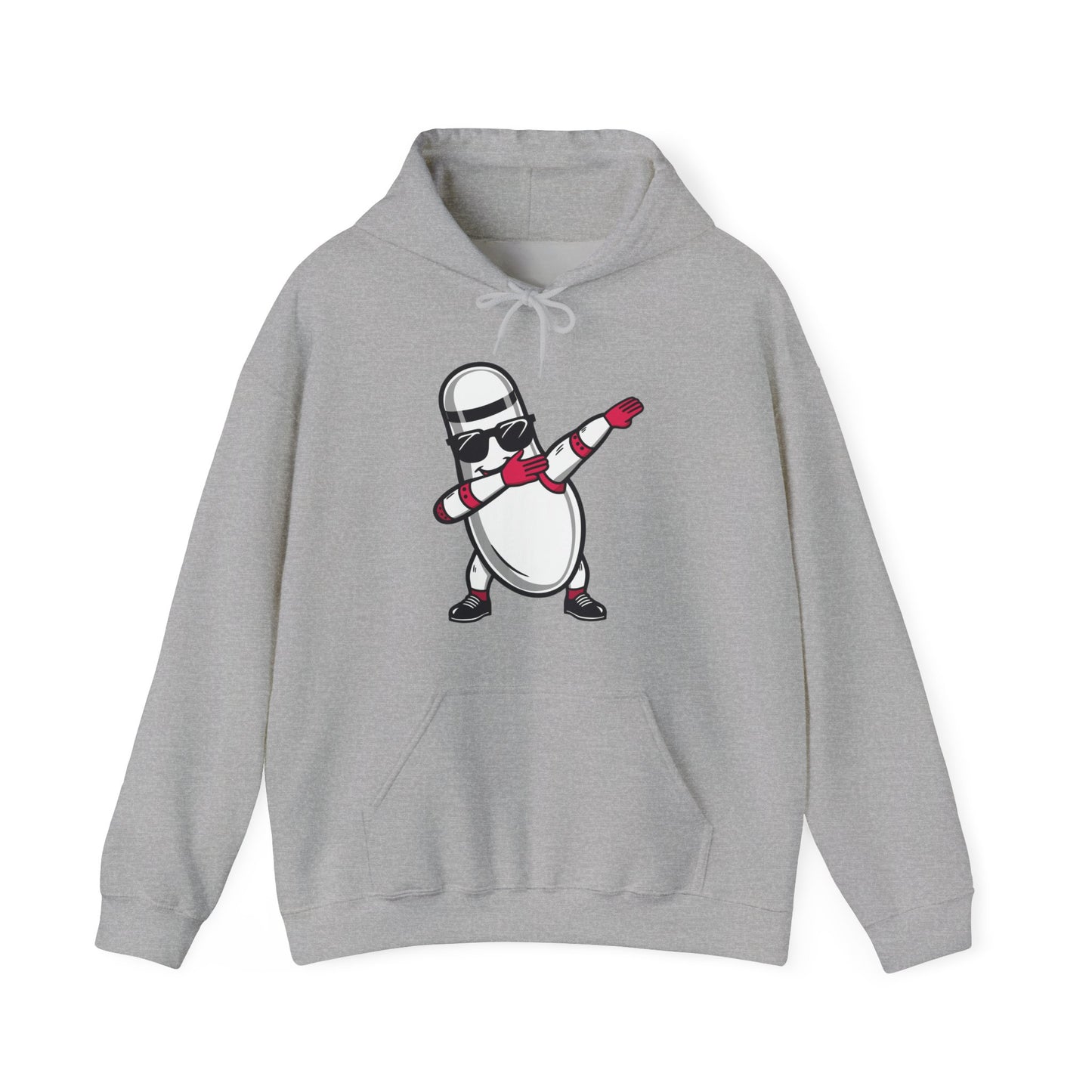 Funny Bowling Pin Dabbing Sunglasses Bowler Player Hoodie For Men Women Hoodie