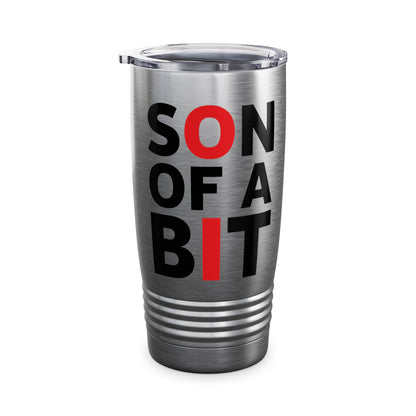 Son Of A Bit Computer Science Binary Code IT Tech Programmer Tumbler