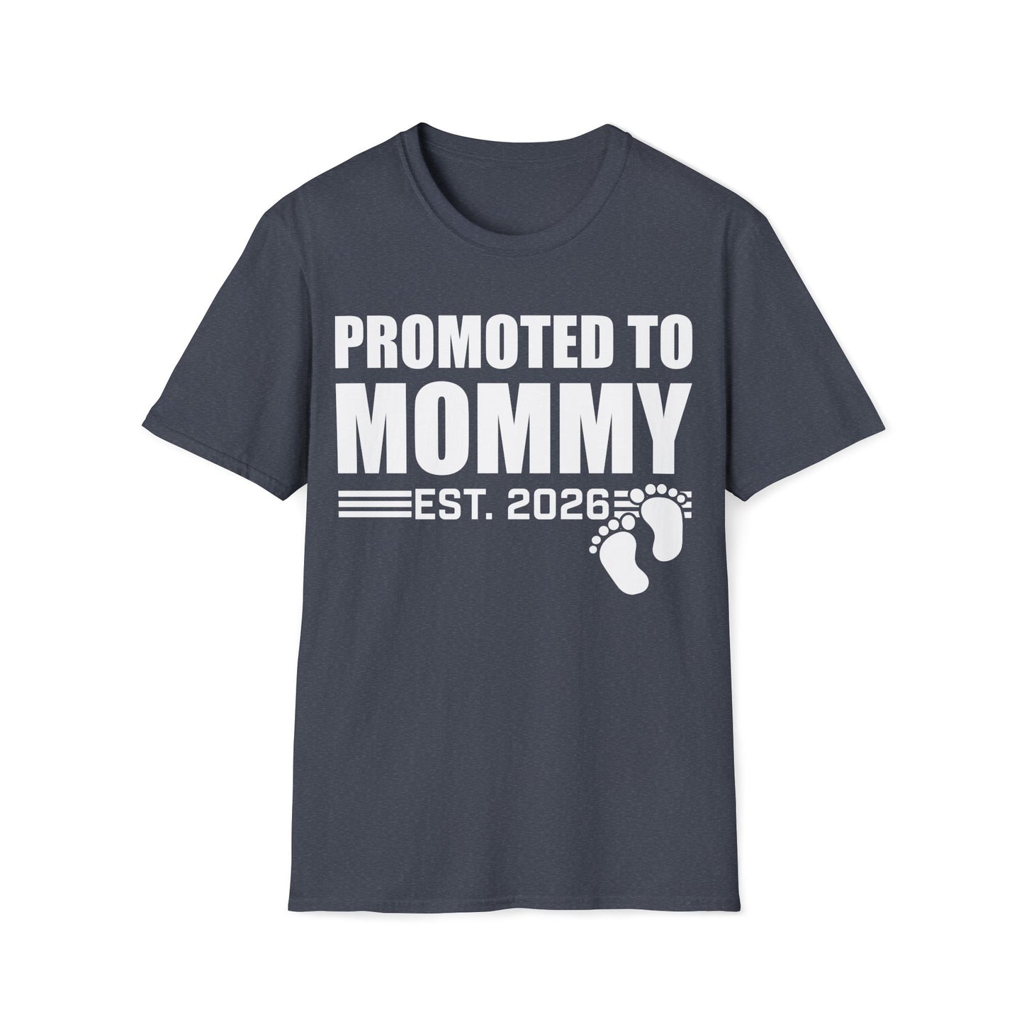 Promoted To Mommy 2026 Pregnancy Announcement Mothers Day Mom To Be T-shirt