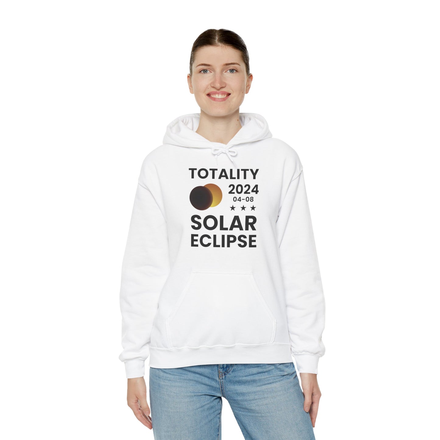 Totality Solar Eclipse 2024 America Retro Total Eclipse Hoodie For Men Women Hoodie