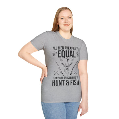 Funny Hunting Some Of Us Learned To Hunt & Fish Gift T-Shirt