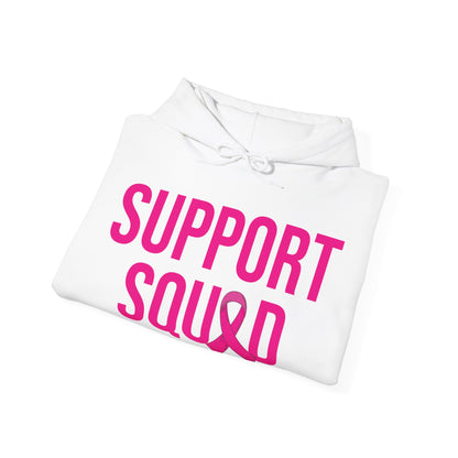 Support Squad Breast Cancer Warrior Awareness October Pink Hoodie