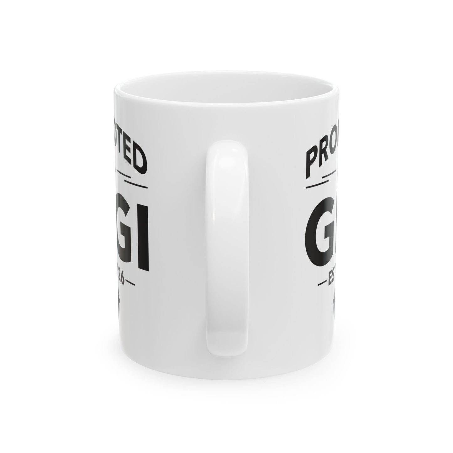 Funny Promoted To Gigi Est 2026 First Time Mothers Day Coffee Mug For Women