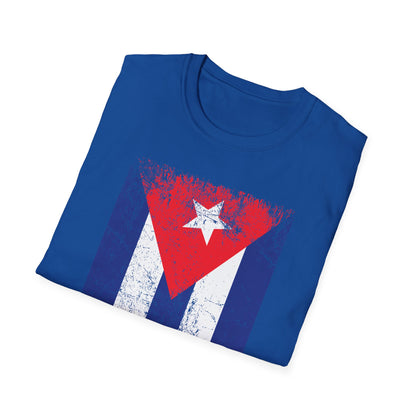 Cuba Distressed Vintage Cuba Flag Cuban T-Shirt For Men Women