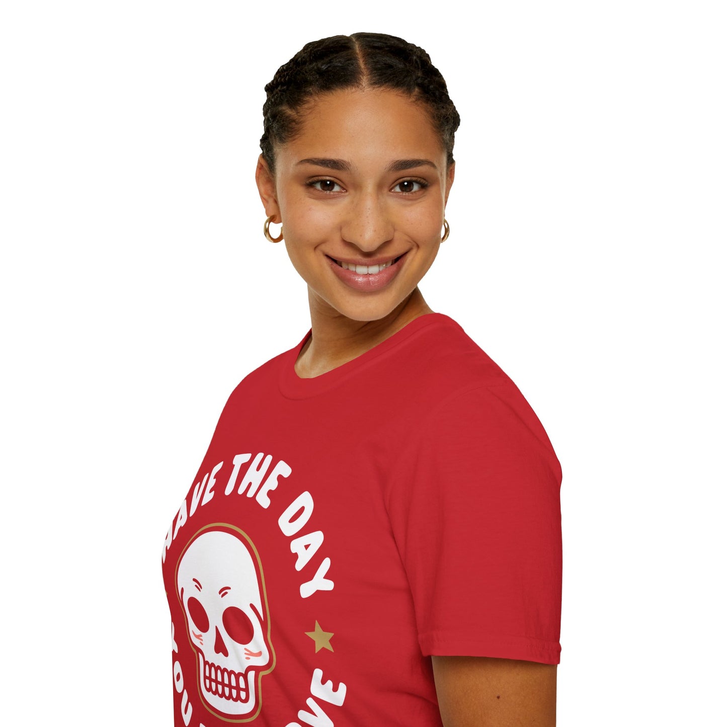 Funny Have The Day You Deserve Skull Sarcastic T-Shirt For Men Women T-Shirt