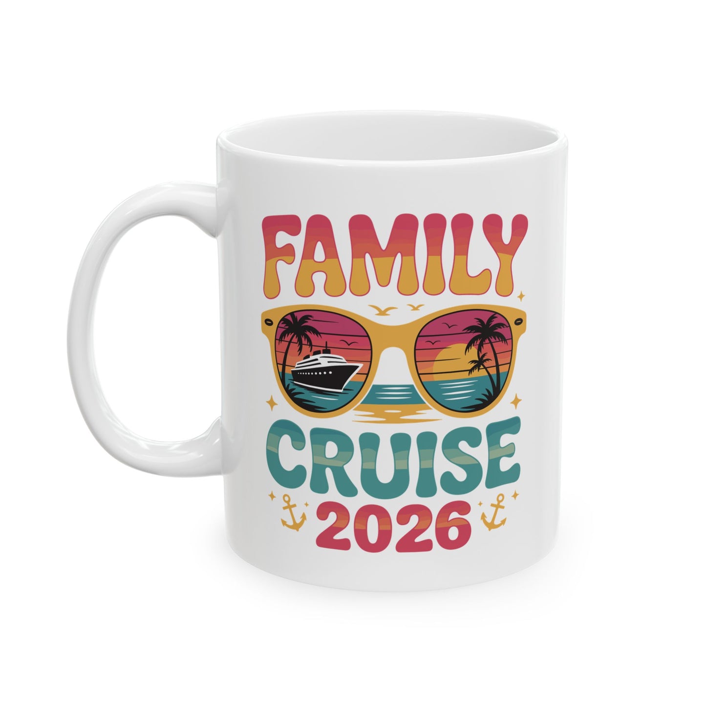 Family Cruise 2026 Summer Vacation Matching Family Cruise Coffee Mug For Women