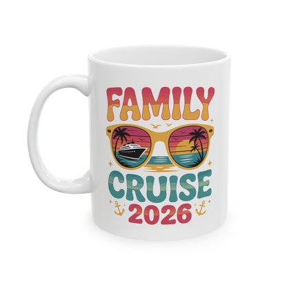 Family Cruise 2026 Summer Vacation Matching Family Cruise Coffee Mug For Women