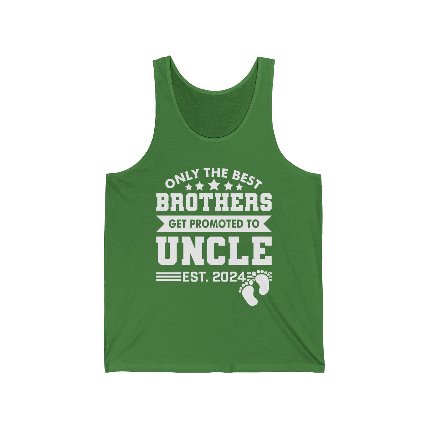 Funny Men Only The Best Brothers Get Promoted to Uncle New Uncle Tank Tops