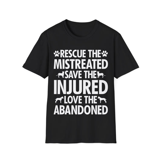 Rescue Pet Adoption Animal Welfare Gift T-shirt For Animal Lovers Men Women T-Shirt