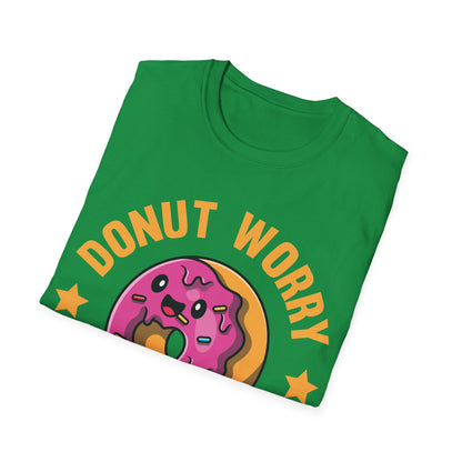 Funny Donut Worry Be Happy Foodie Donut Lovers T-Shirt For Men Women T-Shirt