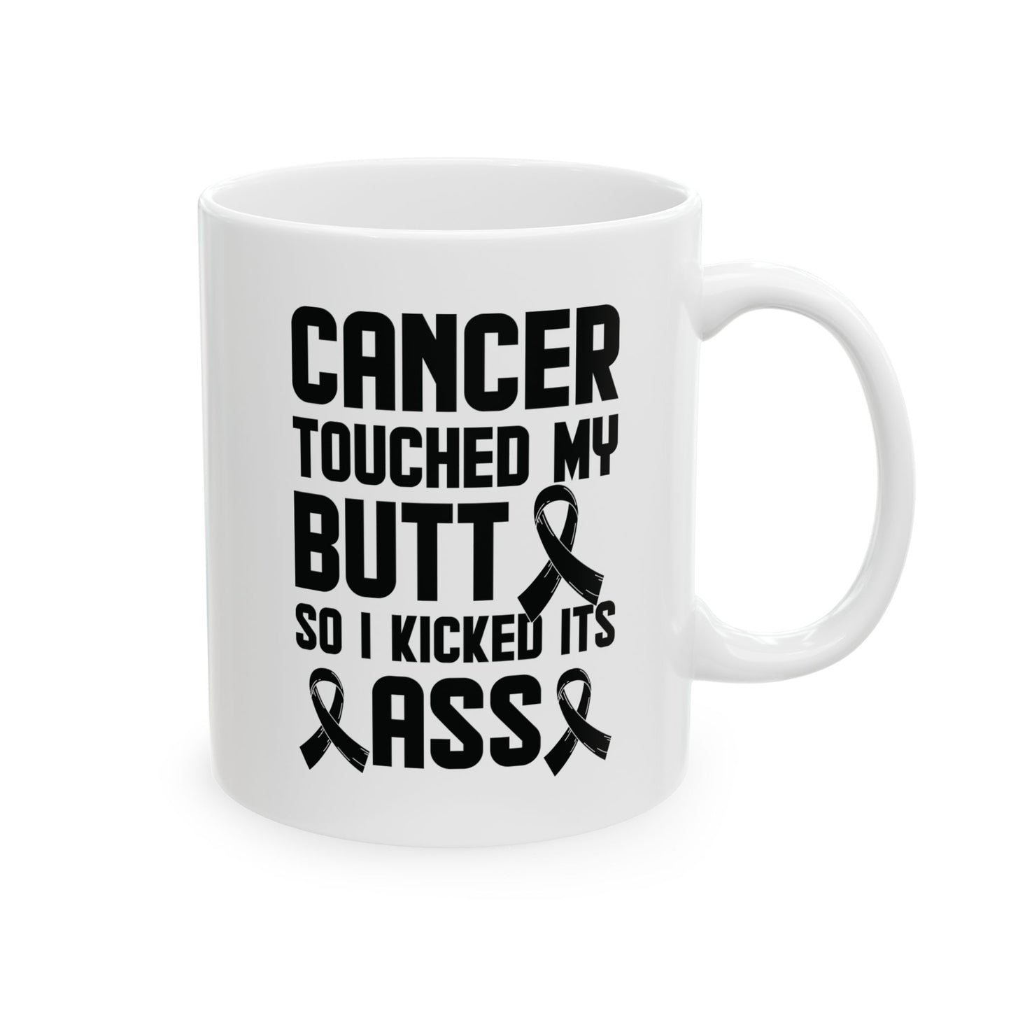 Funny Cancer Survivor Prize Funny Prostate Joke Coffee Mug