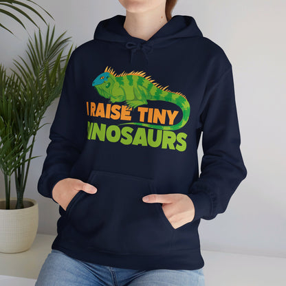 Funny Leopard Gecko I Raise Tiny Dinosaurs Lizard Reptile Geckos Hoodie For Men Women