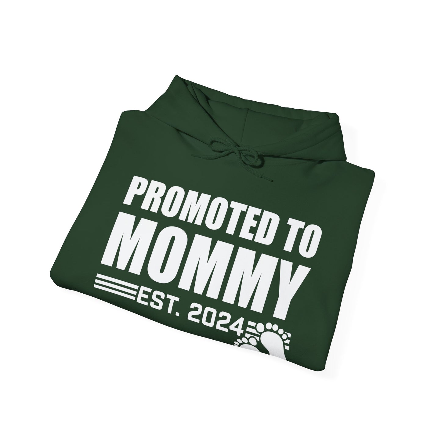 Promoted To Mommy 2024 Pregnancy Announcement Mothers Day Mom To Be Hoodie