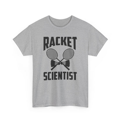 Funny Badminton Player Shirt Racket Scientist Badminton Gift T-Shirt for Men Women