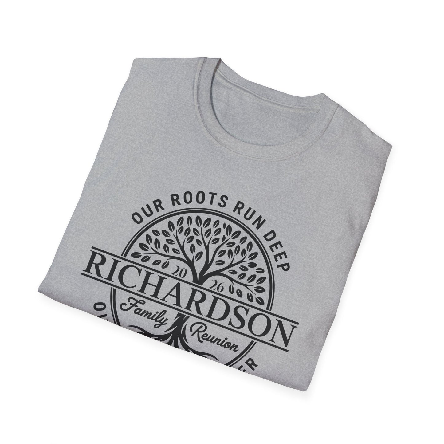 Personalized Richardson Family Reunion Our Roots Run Deep T-Shirt For Men Women