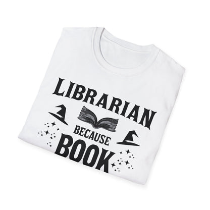 Cool Librarian Book Wizard Art For Men Women Read Library Book Lovers T-Shirt