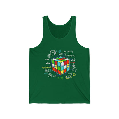 Melting Cube Speed Cubing Matemáticas Tank Tops For Men Women