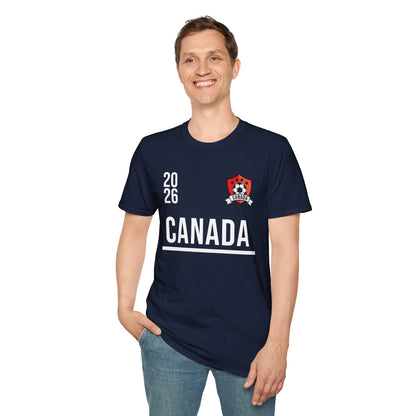 Canada Soccer Tee Flag Football Shirt Gift 2026 T-Shirt