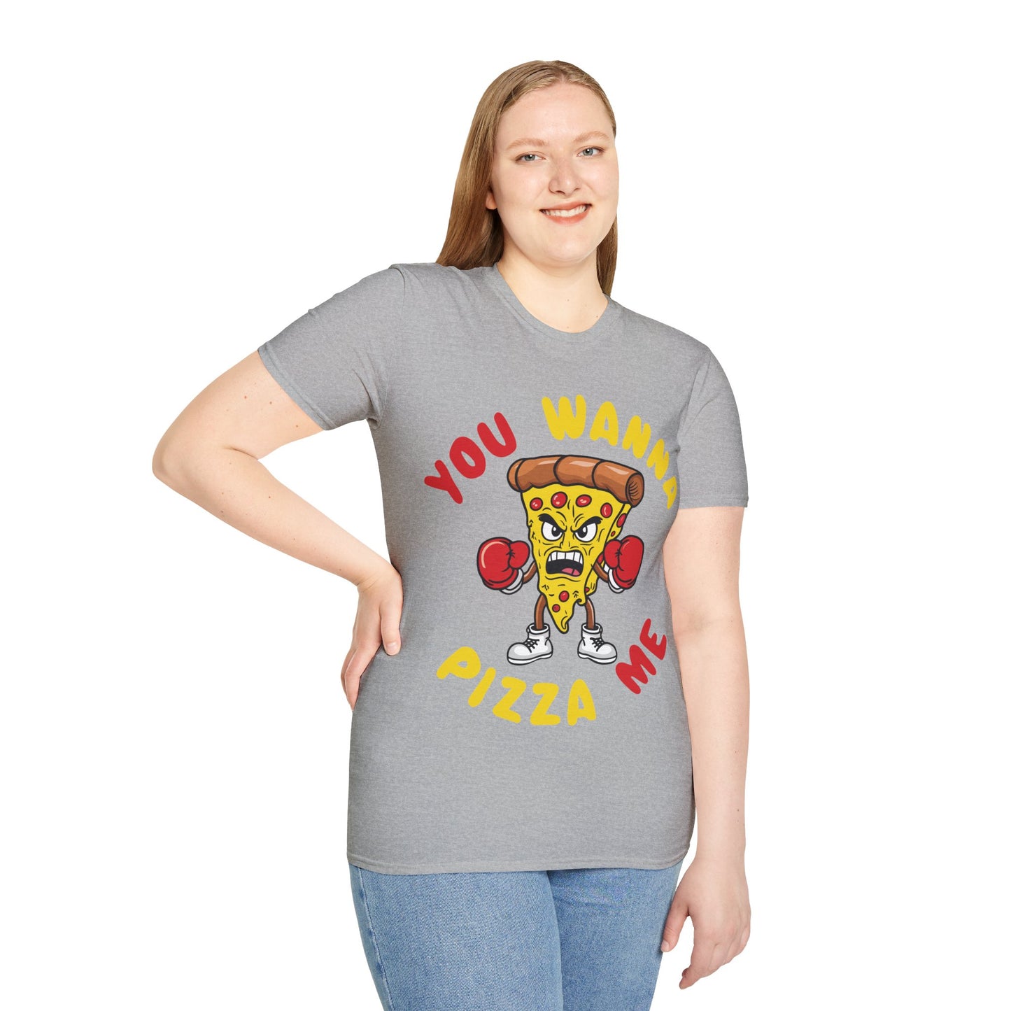 Funny You Wanna Pizza Me Foods Lovers T-Shirt For Men Women T-Shirt