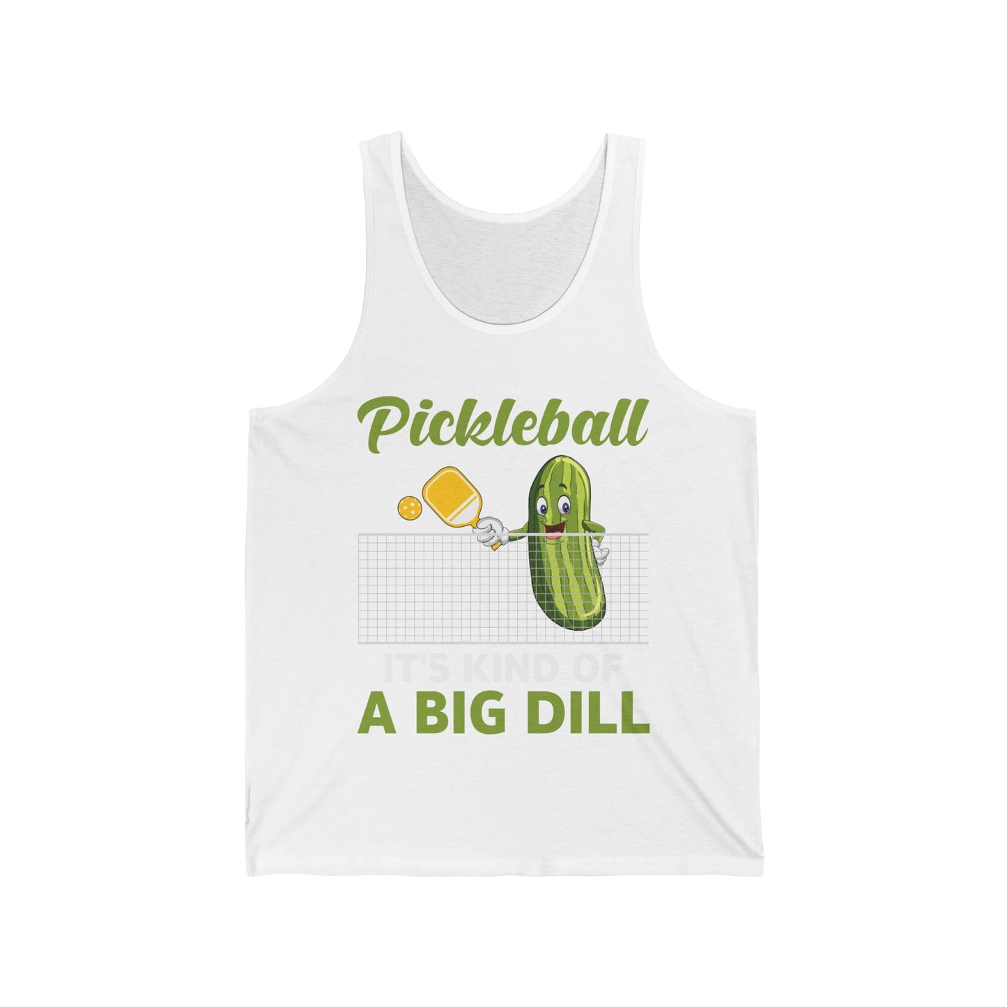 It's Kind Of A Big Dill Funny Pickleball Paddleball Tank Tops For Men Women