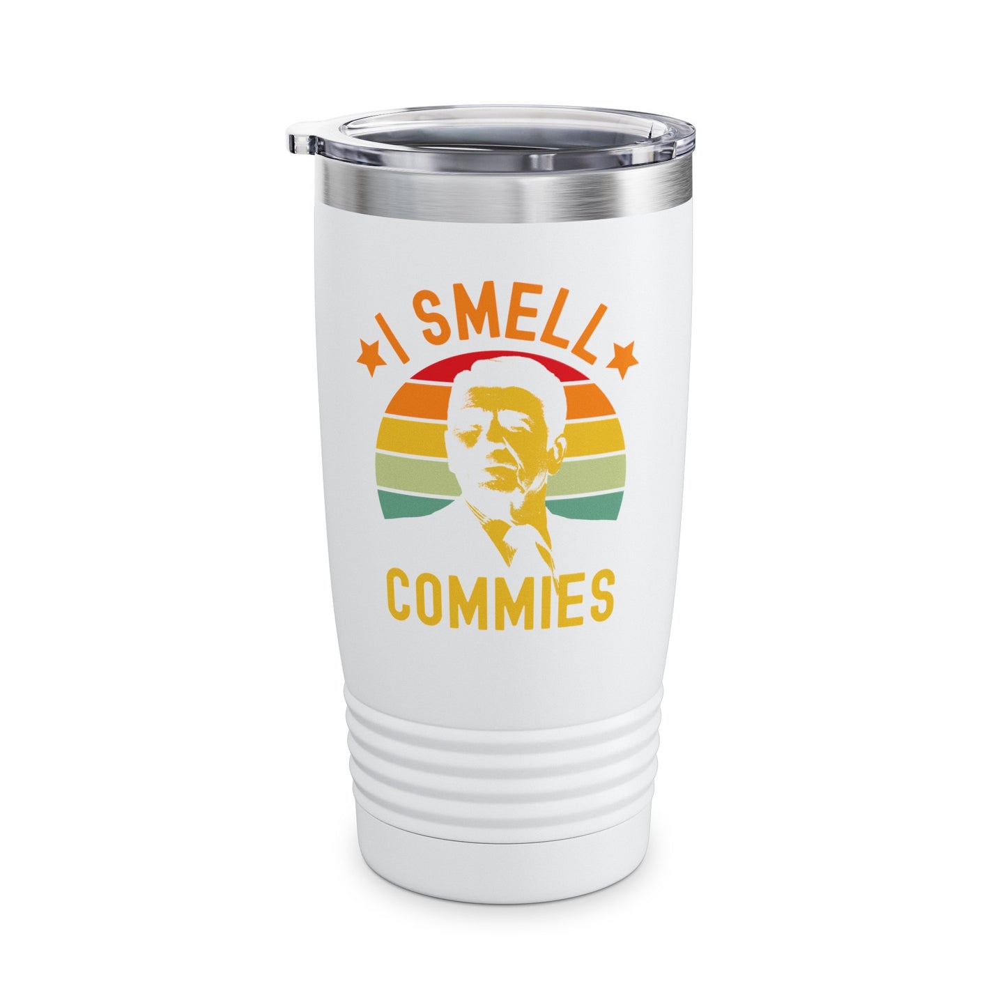 Funny Ronald Reagan I Smell Commies Political Humor Reagan President Tumbler For Men Women