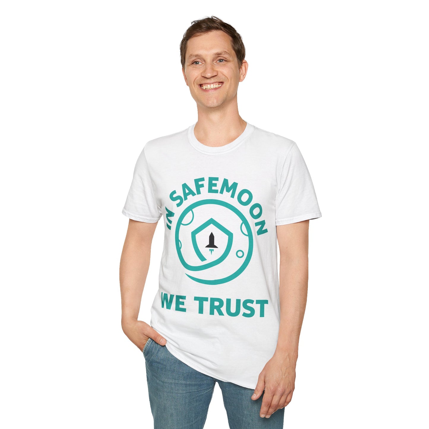 In Safemoon We Trust Blockchain Cryptocurrency Crypto  Men Women T-Shirt