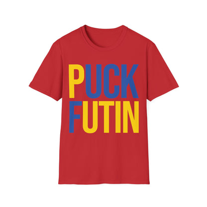 Puck Futin Meme I Stand with Ukraine Ukrainian Lover Support T-Shirt