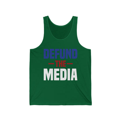 Presidential Election 86453112 Defund The Media Tank Tops For Men Women