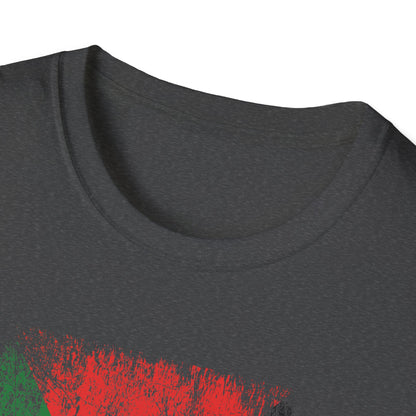 Distressed  Palestine Flag I love Palestine Gaza Vintage T-Shirt For Men T-Shirt