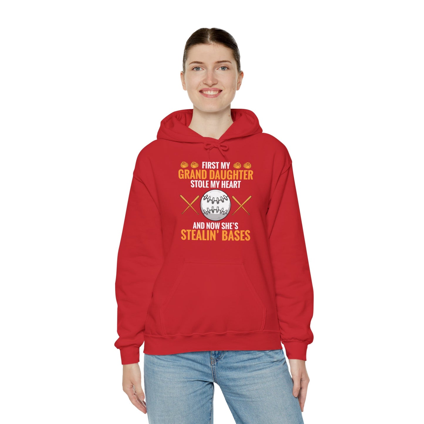 My Granddaughter Plays Softball Baseball Funny Grandparent Hoodie For Men Women Hoodie