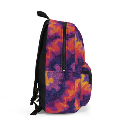 Electric Sunrise Pattern Backpacks for Men Women Kids School Travel, Capacity School Backpacks