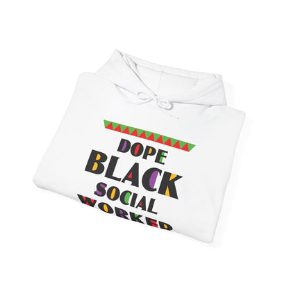 Dope Black Social Worker African American Job Proud Hoodie For Men Women Hoodie