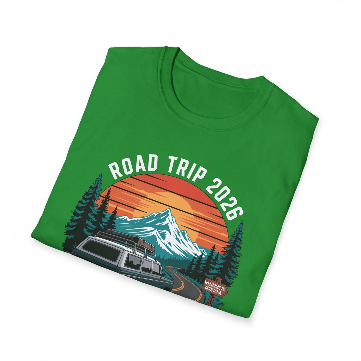 Yellowstone Road Trip 2026 Family National Park T-Shirt For Men Women
