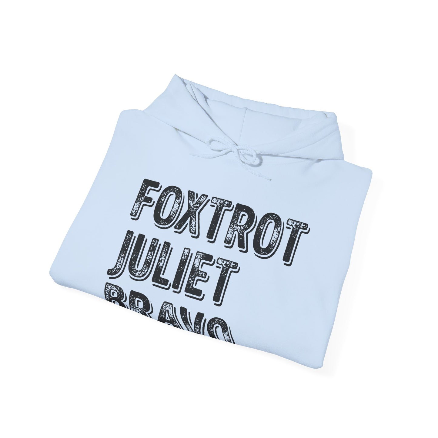 Retro Vintage Foxtrot Juliet Bravo Hoodie For Men Women