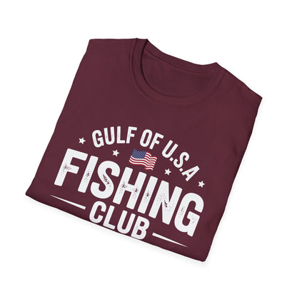 Funny Gulf of US America Fishing Club Hobby Fisher T-Shirt For Men Women