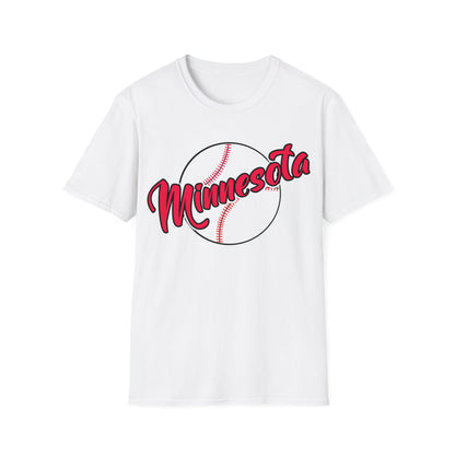 Minnesota Tee Vintage Baseball Throwback Retro T-Shirt For Men Women T-Shirt