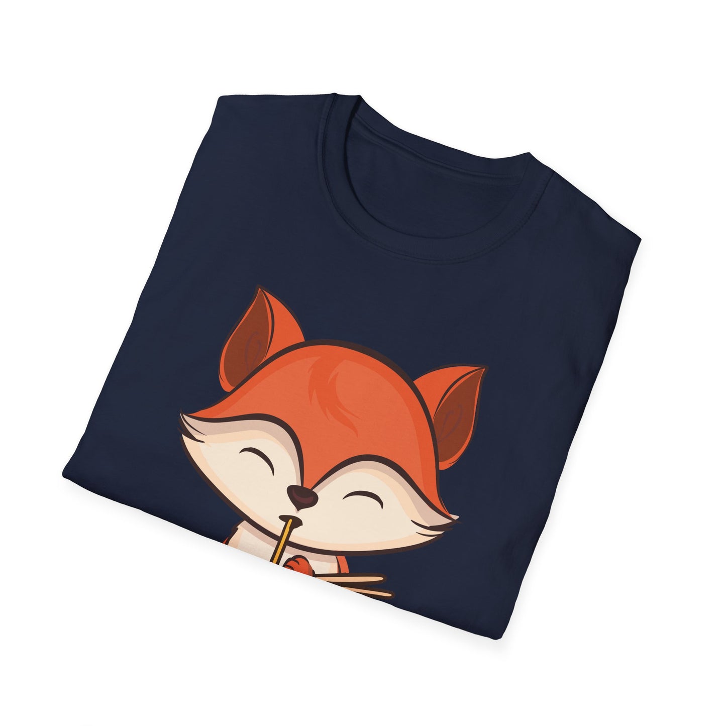 Fox Eating Ramen Kawaii Tee Japanese Cute Lovely Tank Top Men Women