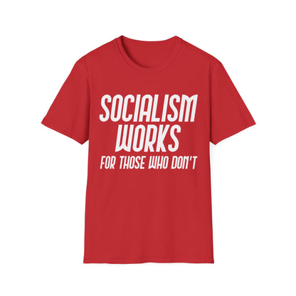 Anti Communism Entrepreneur Capitalist Gift Anti-Socialism Workaholic T-Shirt