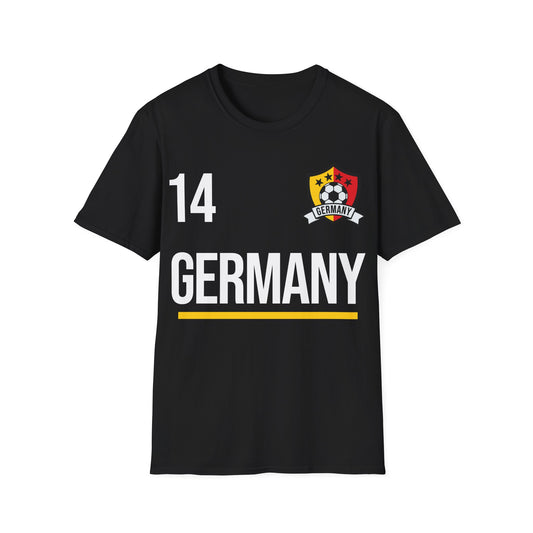 Germany Soccer Jersey Tee Flag Football Champions 2014 Gift T-Shirt