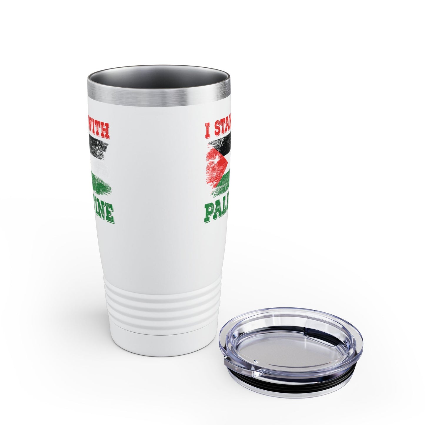 I Stand With Palestine Free Palestine Flag Gaza Palestinian Flag Tumbler For Men Women Tumbler