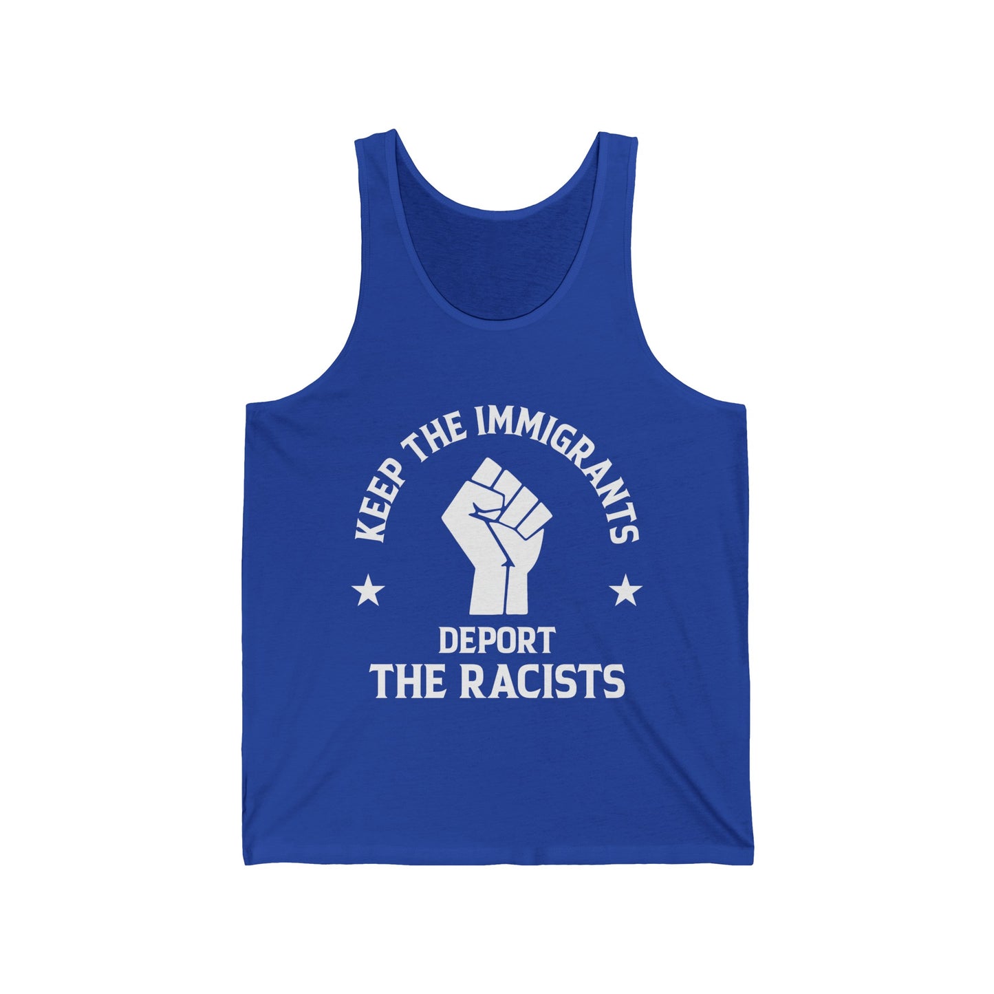 Anti Racism Keep The Immigrants Deport The Racists African American Tank Tops