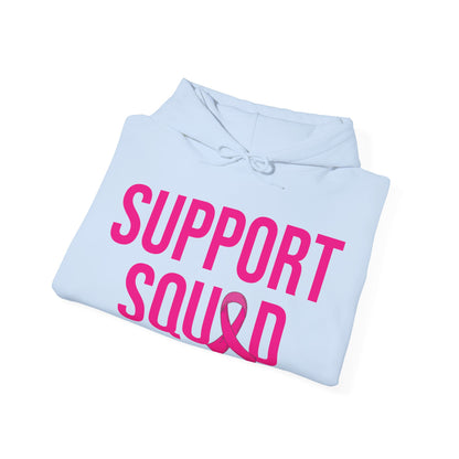 Support Squad Breast Cancer Warrior Awareness October Pink Hoodie