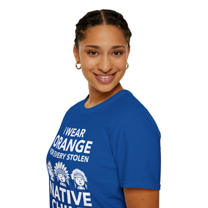 I Wear Orange for Every American Native Child Indian Pride T-Shirt for Men Women