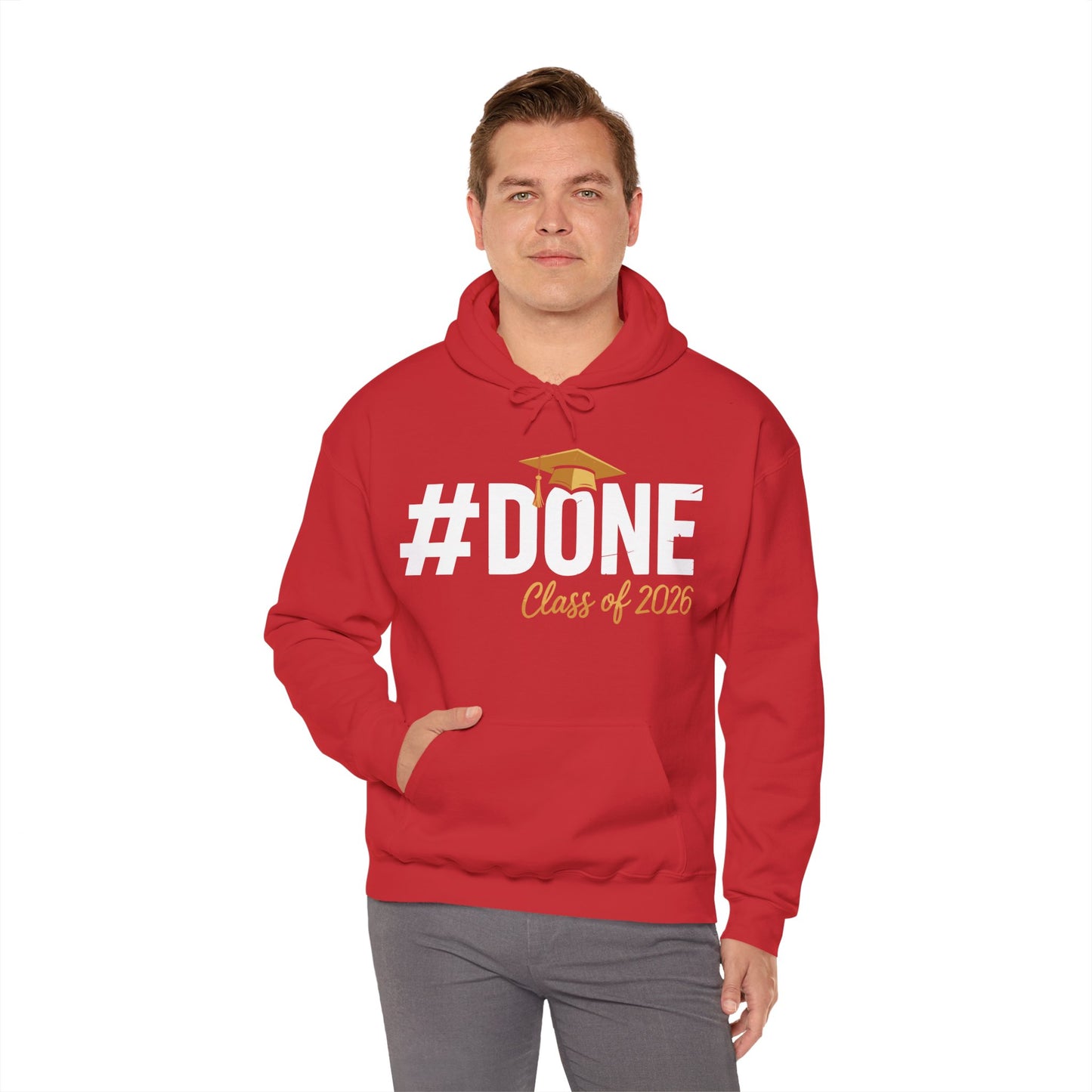 #Done Class of 2026 Graduation So Done Senior 2026 Grad Hoodie For Men Women