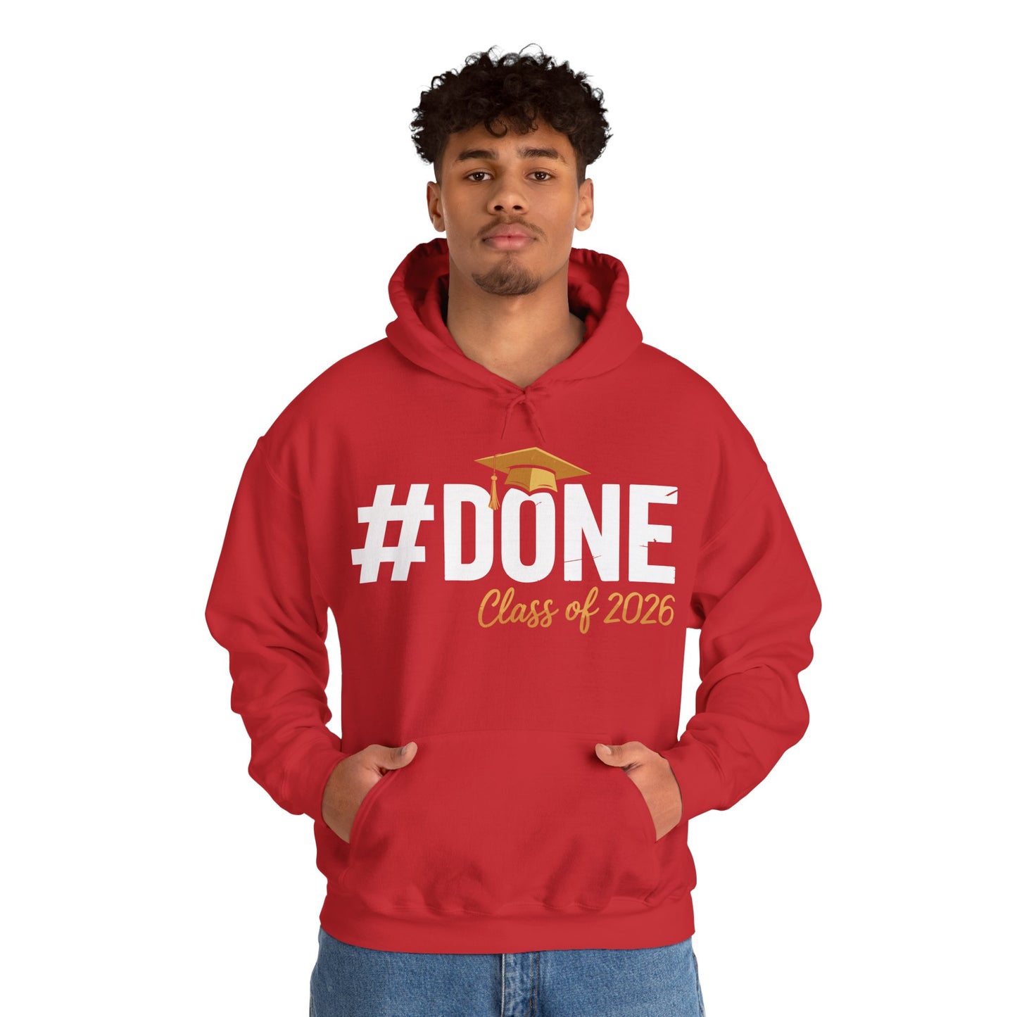 #Done Class of 2026 Graduation So Done Senior 2026 Grad Hoodie For Men Women