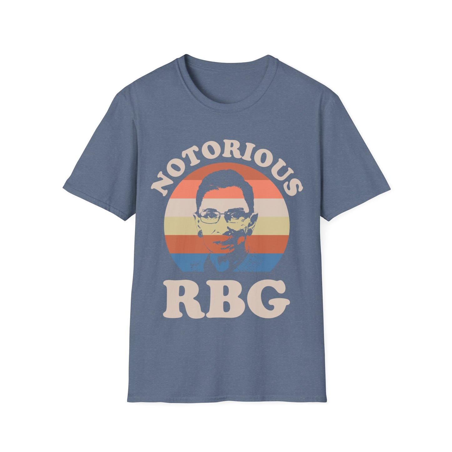 Funny Notorious R.B.G. Vintage Progressive Liberal Ruth Bader Ginsburg Tshirt