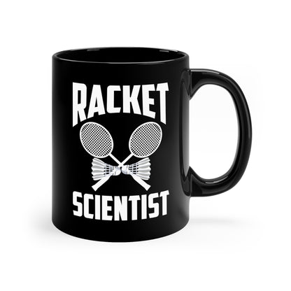 Funny Badminton Player Mug Racket Scientist Badminton Gift Coffee Mug