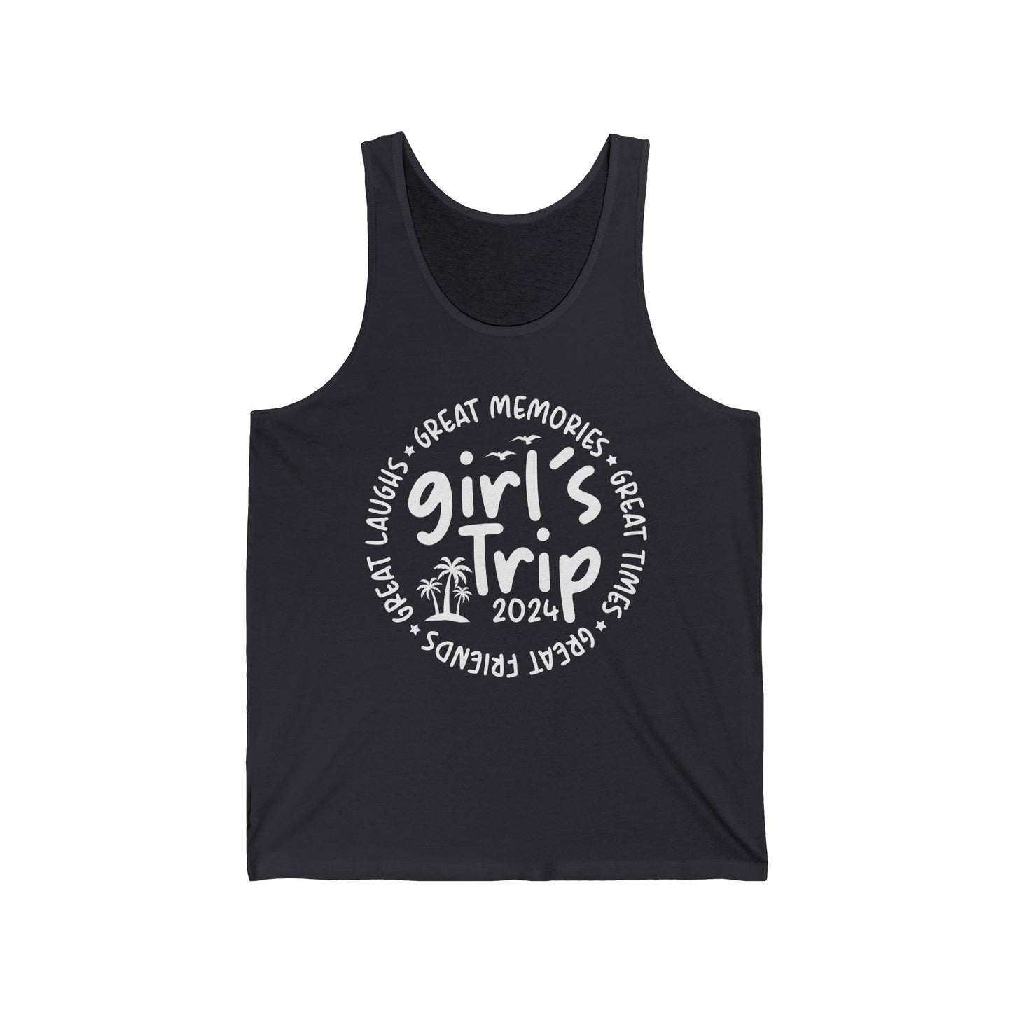 Girl's Trip 2024 Memories Friends Trip Matching Vacation Tank Top For Men Women Tank Top